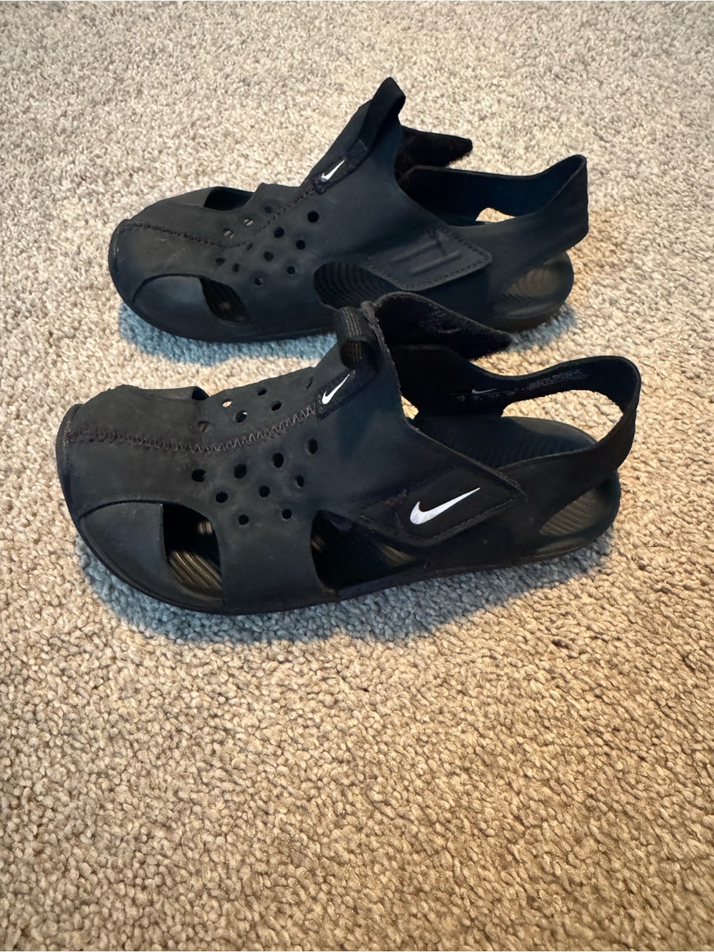 Nike Kids' Black Sunray Protect Water Sandals